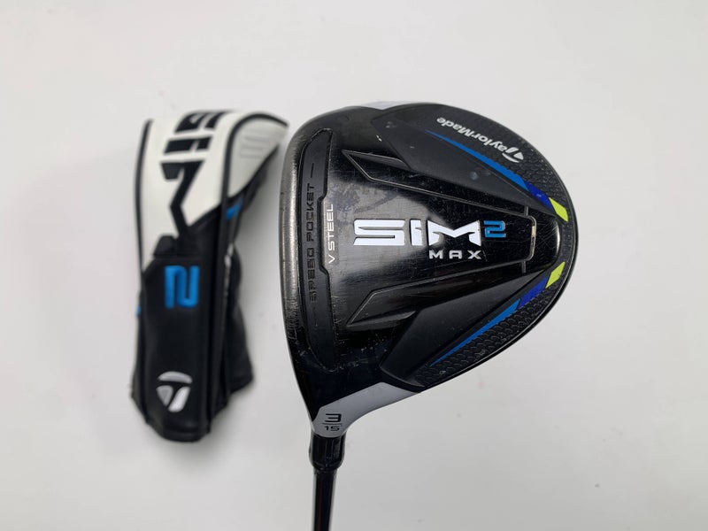 TaylorMade SIM2 MAX 3 Fairway Wood 15* Fujikura Ventus Blue 5R Regular LH HC
