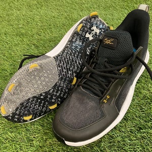 Black Men's Size M 10.0 Under Armour Bryce harper Low Top Footwear Molded Cleats (New