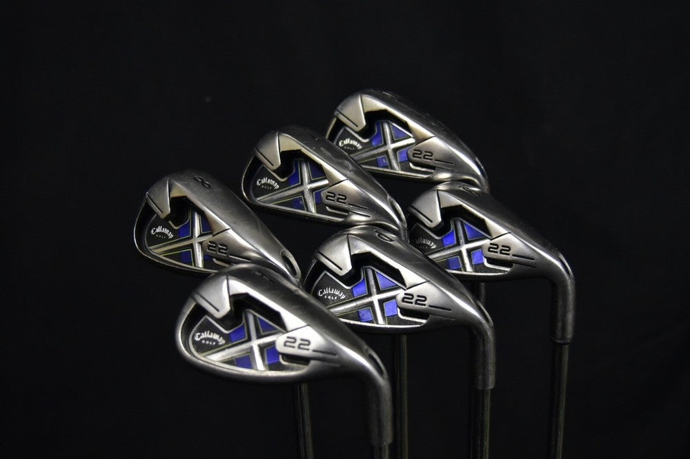 CALLAWAY X22 IRON SET 6-9 PW,GW SHAFT:UNIFLEX LENGHT:(6)39IN RIGHT