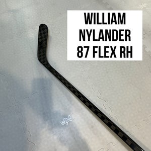Senior(1x)Right Willy Nylander 87 Flex PROBLACKSTOCK Toe Pattern Unbranded Pro Stock Hockey Stick