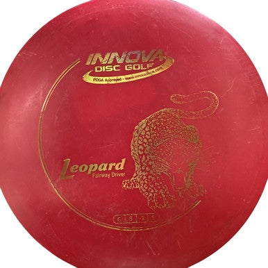 Used Innova DX LEOPARD Disc Golf Driver Red 11760-S000074686