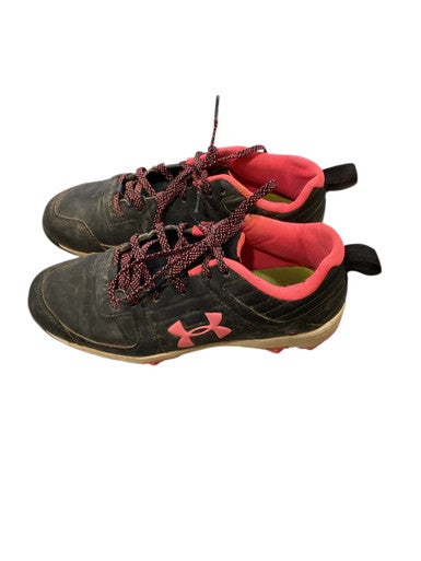 Used Under Armour SOFTBALL CLEATS BB/SB Cleats Black Junior 04 11884-S000045044