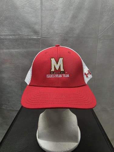 Maryland Terrapins Equestrian Under Armour Mesh Snapback Hat Low Profile