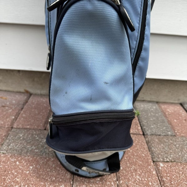 Titleist 6 Way Divider Stand Bag Dark Blue Light Blue White Dual Strap Golf Bag