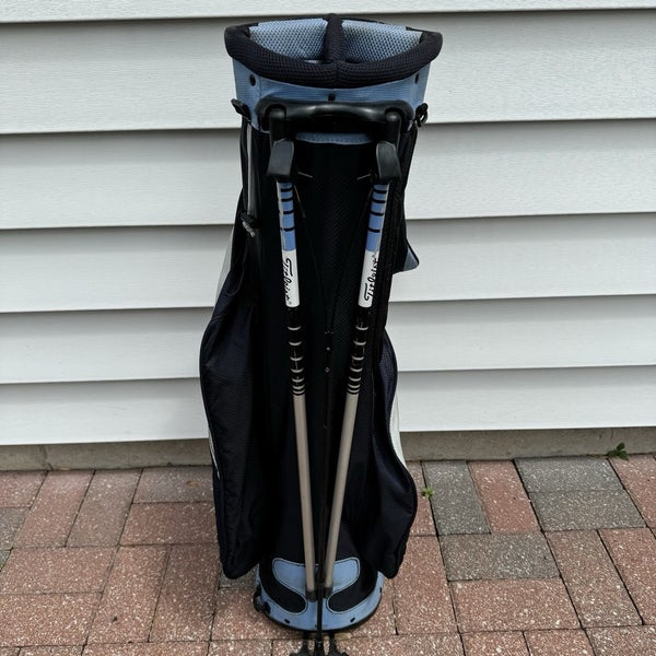 Titleist 6 Way Divider Stand Bag Dark Blue Light Blue White Dual Strap Golf Bag