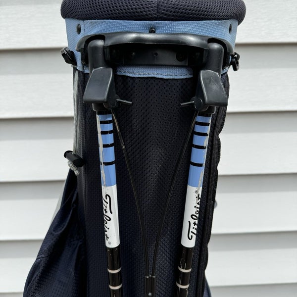 Titleist 6 Way Divider Stand Bag Dark Blue Light Blue White Dual Strap Golf Bag