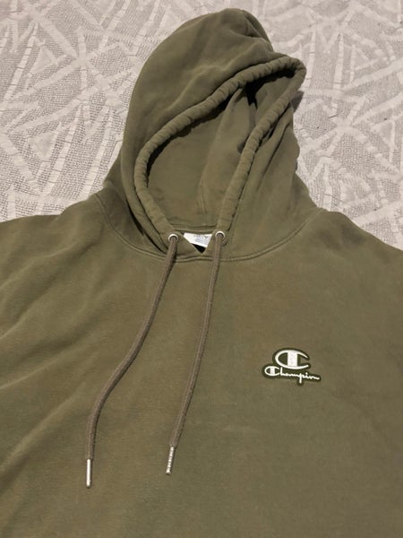 Champion Athletics Classic Fleece Hoodie Adult Medium Olive Green