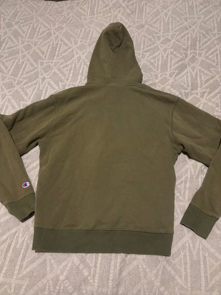 Champion Athletics Classic Fleece Hoodie Adult Medium Olive Green