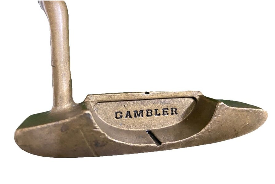Gambler Tru-Form 5 Blade Putter RH Steel Shaft 35" Good Condition Vintage Grip