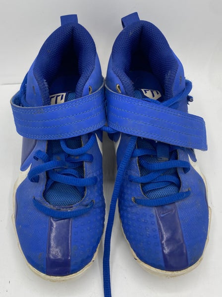 Blue Kid's Size 1Y Youth Nike Trout Cleats