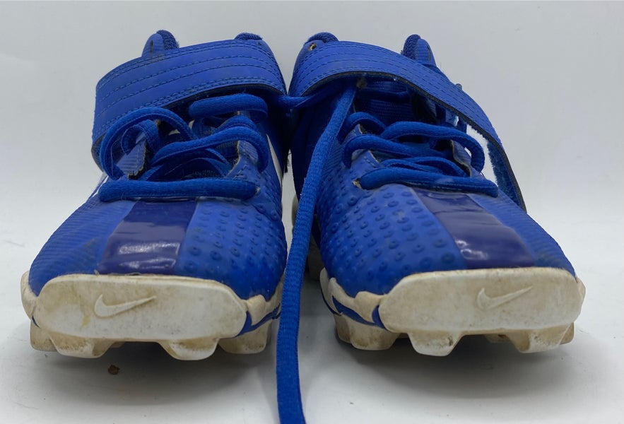 Blue Kid's Size 1Y Youth Nike Trout Cleats