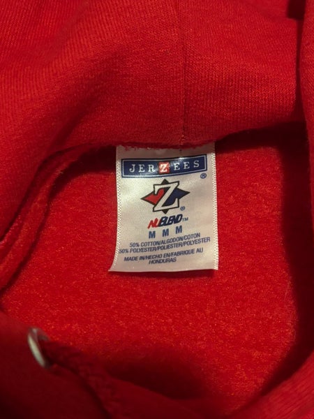 Lifeguard Hoodie Adult Medium Red Hooded Sweatshirt