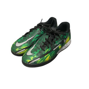 Used Nike Soccer Indoor Shoes Green Junior 01.5 11834-S000034476