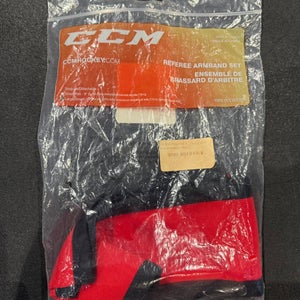 CCM Ref Arm Band Red Size Large