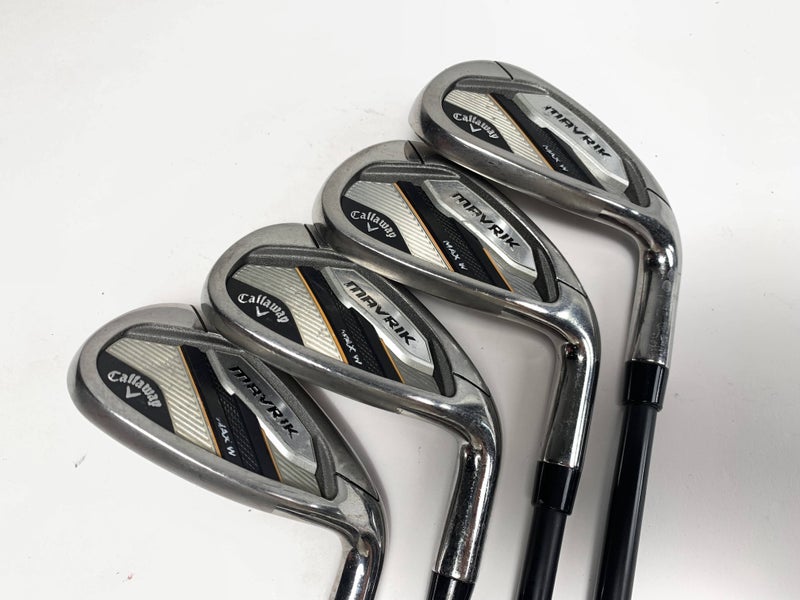 Callaway Mavrik Max Womens Iron Set 8-PW+SW Helium 50L I 50g Ladies Graphite RH