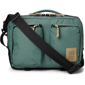Topo Designs Global Briefcase Backpack Unisex Green Shoulder Strap Outdoor QLW18