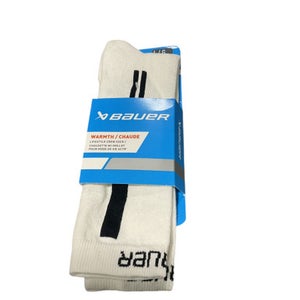 Used Bauer Hockey Sock White Adult 11834-S000034202