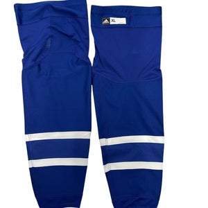 Adidas Toronto Maple Leafs Pro Hockey Socks - Blue - XLarge+ NIB MIC