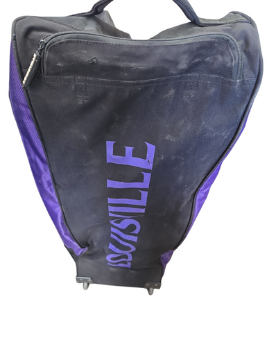 Used Louisville Slugger WHEELED BAG BB/SB Player Wheeled Bag Purple 11617-S000323596