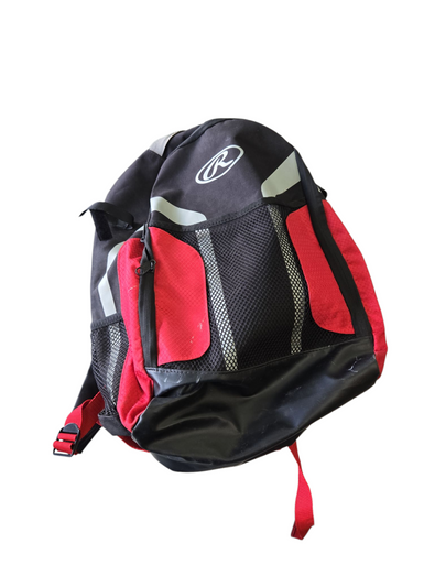 Used Rawlings BACKPACK BB/SB Player Backpack Red 11617-S000323568