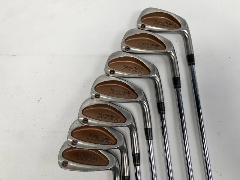 TaylorMade Burner Oversize Iron Set 3-PW Dynalite Regular Steel RH No 7 iron