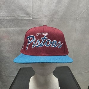 Detroit Pistons Mitchell & Ness Snapback Hat NBA