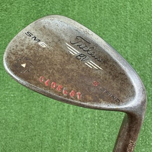 Titleist BV SM6 RAW Vokey Design 56 10 S Grind Steelfiber i95 Stiff Flex 35.25