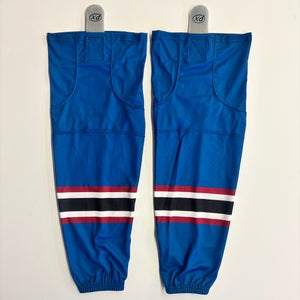 PX Navy Ice Hockey Socks with Black and White And Red