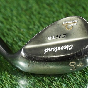 CLEVELAND GOLF CG15 LOB WEDGE ZIP GROOVES TRACTION STEEL WEDGE FLEX RH 60 8