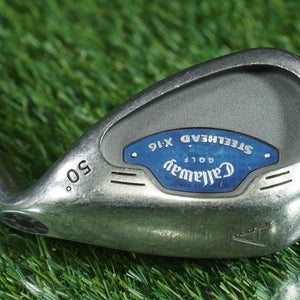 CALLAWAY GOLF STEELHEAD X-16 ATTACK GAP APPROACH WEDGE SYSTEM CW85 FIRM RH 50