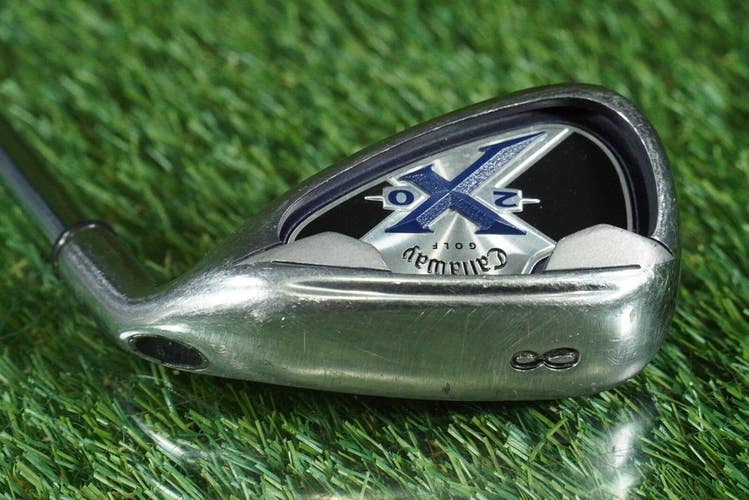 CALLAWAY GOLF X20 8 IRON TRUE TEMPER DYNAMIC GOLD STEEL S300 STIFF FLEX RH