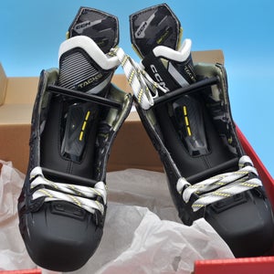 CCM Tacks AS-590 Senior Pro Stock San Jose Sharks Hockey Skates (New) - No Steel Sz 9 (pair 3)