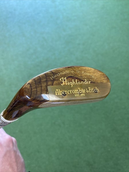 St. Andrews Abercrombie & Fitch Highlander Wooden Putter Handmade