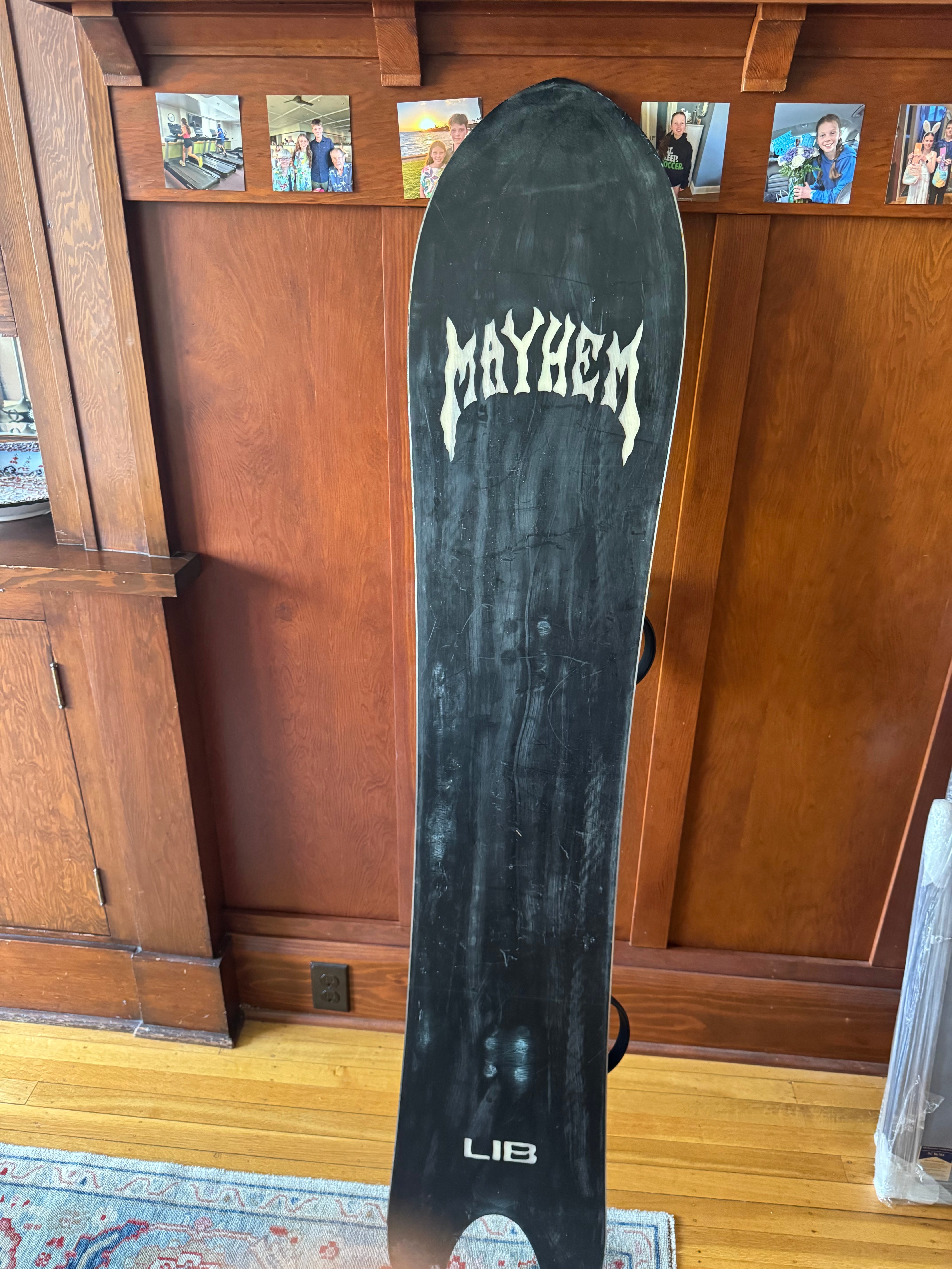 Unisex Lib Tech Mayhem Retro Ripper Snowboard Powder Without