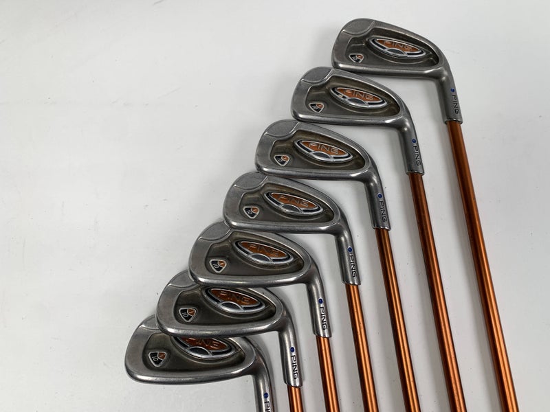 Ping i10 Iron Set 4-PW Blue Dot 1* Up TFC 129 I Regular Graphite RH U-size Grips