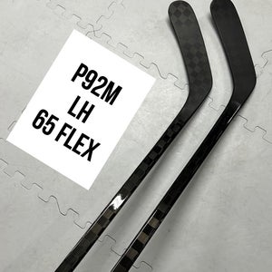 Senior(2x)Left P92M 65 Flex 63” ProBlackStock™ Unbranded Blackouts Pro Stock Nexus Hockey Sticks