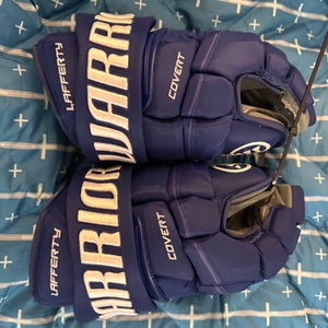 New Blue Warrior Covert QRE Pro Stock Gloves Vancouver Lafferty Canucks  14”