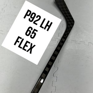 Senior(1x)Left P92 65 flex 63” ProBlackStock™ Unbranded Blackouts Pro Stock Nexus Hockey Sticks