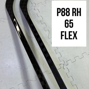 Senior(2)Right P88 65 Flex 63” ProBlackStock™ Unbranded Blackouts Pro Stock Nexus Hockey Sticks