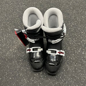 Used Alpina J2 SPORT Boys DH Ski Boot Black 215 MP - J03 11162-S000426881