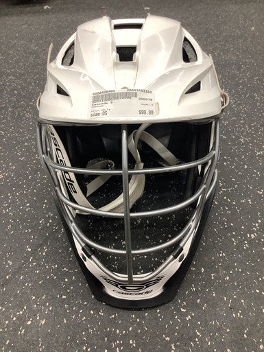 Used Cascade S Lacrosse Helmet White One Size 11162-S000426465