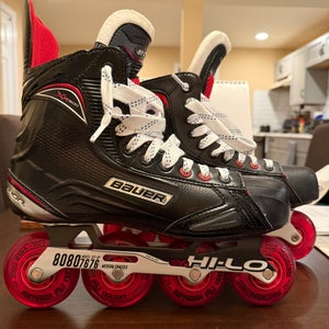 Bauer Vapor XR600 Senior 9.5D Roller/Inline Skates (Used)