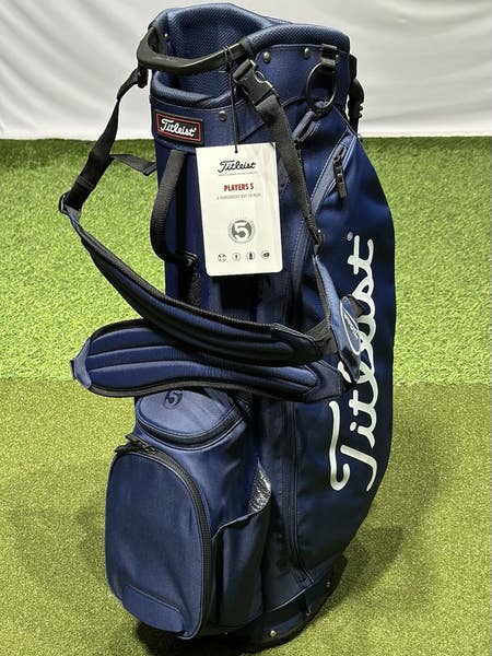 Titleist Players 5 Stand Carry Golf Bag TB23SX8 Navy/White NEW