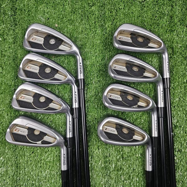 Ping G400 Green Dot Iron Set 4-PW, UW Alta CB Regular Flex