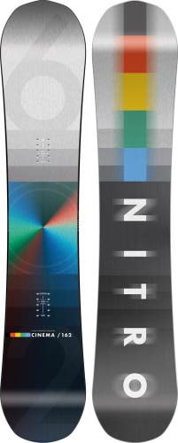 Nitro Cinema Men's Snowboard 162 cm Directional Twin Gullwing New 2026