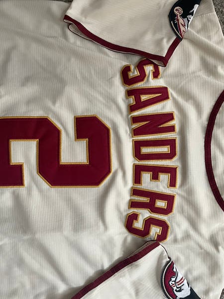 Deion Sanders Florida State Seminoles Baseball Jersey L Large