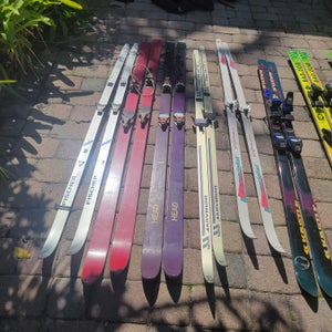 Multiple brand Snow Skis