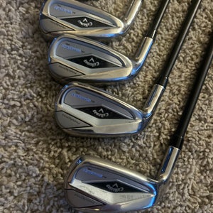 Lefty Men's 2024 Callaway Paradym Ai Smoke HL Set Senior Flex Graphite