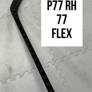 Senior(1x)Right P77-77 Flex PROBLACKSTOCK Pro Black Out Unbranded Pro Stock Hockey Sticks