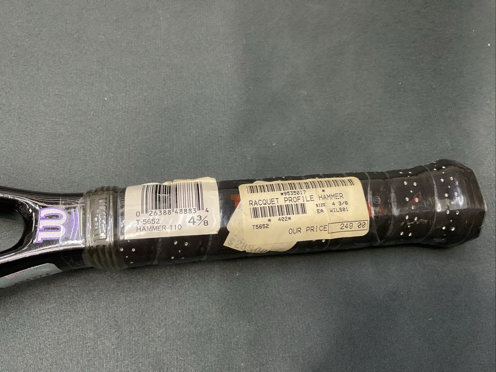 Wilson profile Hammer system 110 グリップ２ WILSON Profile HAMMER 2.7 110 Tennis RACQUET 4 3/8 | eBay